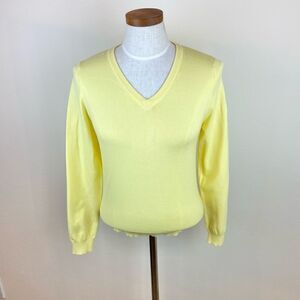 Tibi Vintage Knit V-Neck Sweater